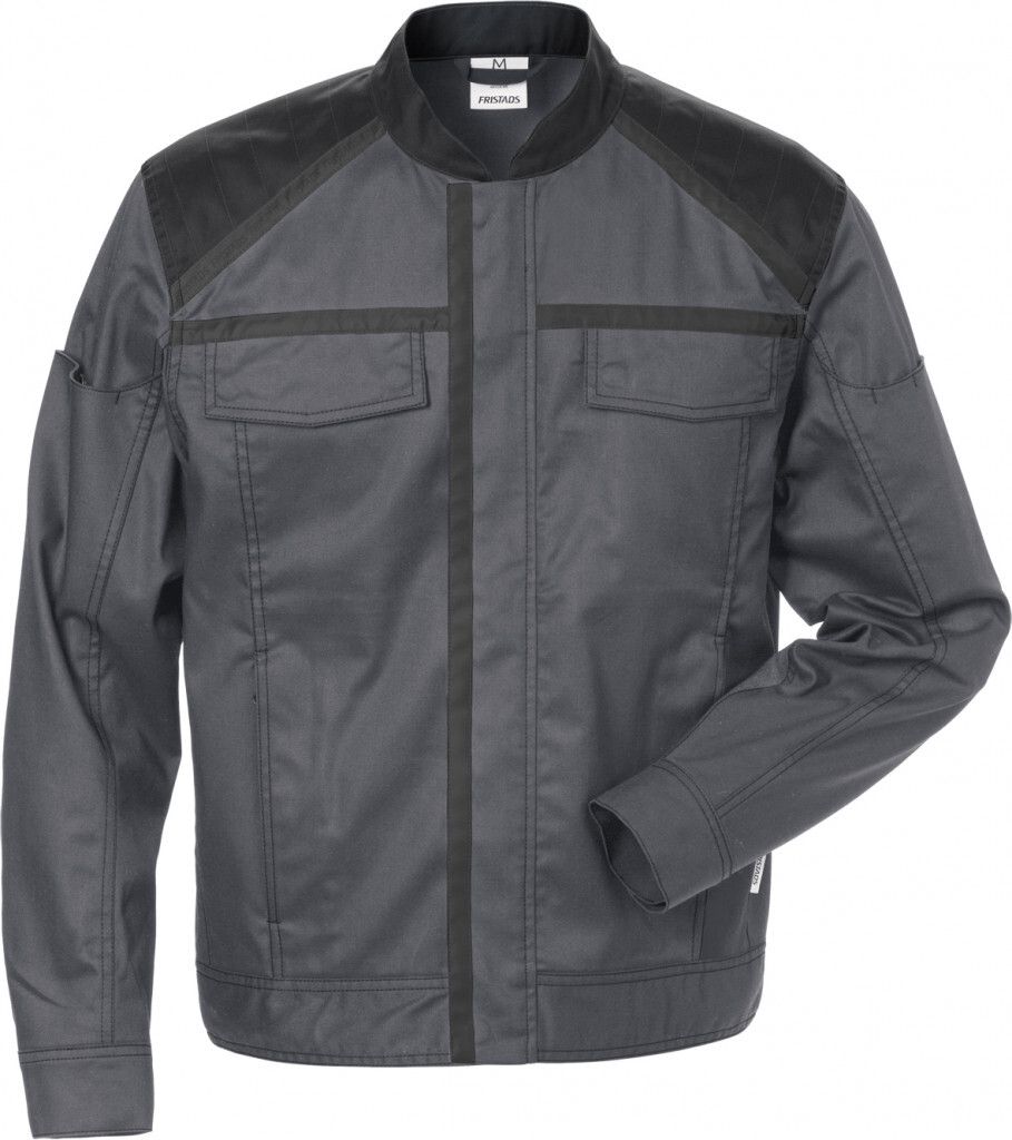 Fristads Jacke 4555 STFP 129481, Farbe:grau/schwarz, Größe:3XL