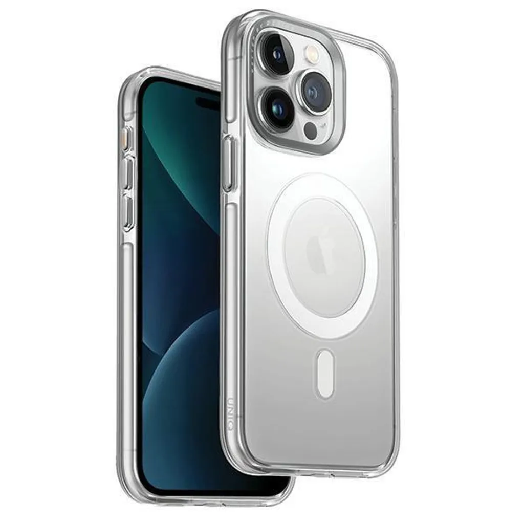 Cover Trasparente iPhone 15 Pro Uniq Calio MagSafe Sottile e Sicura