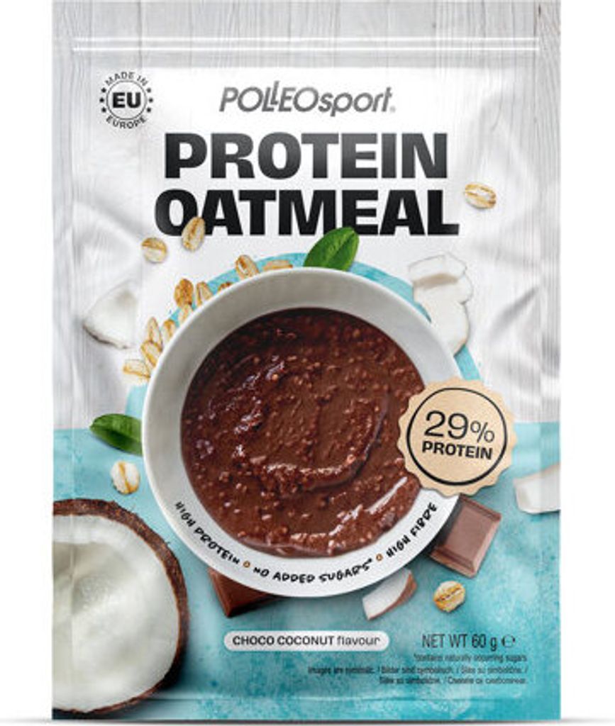 Polleo Protein Oatmeal, 60 g - Chocolate Coconut