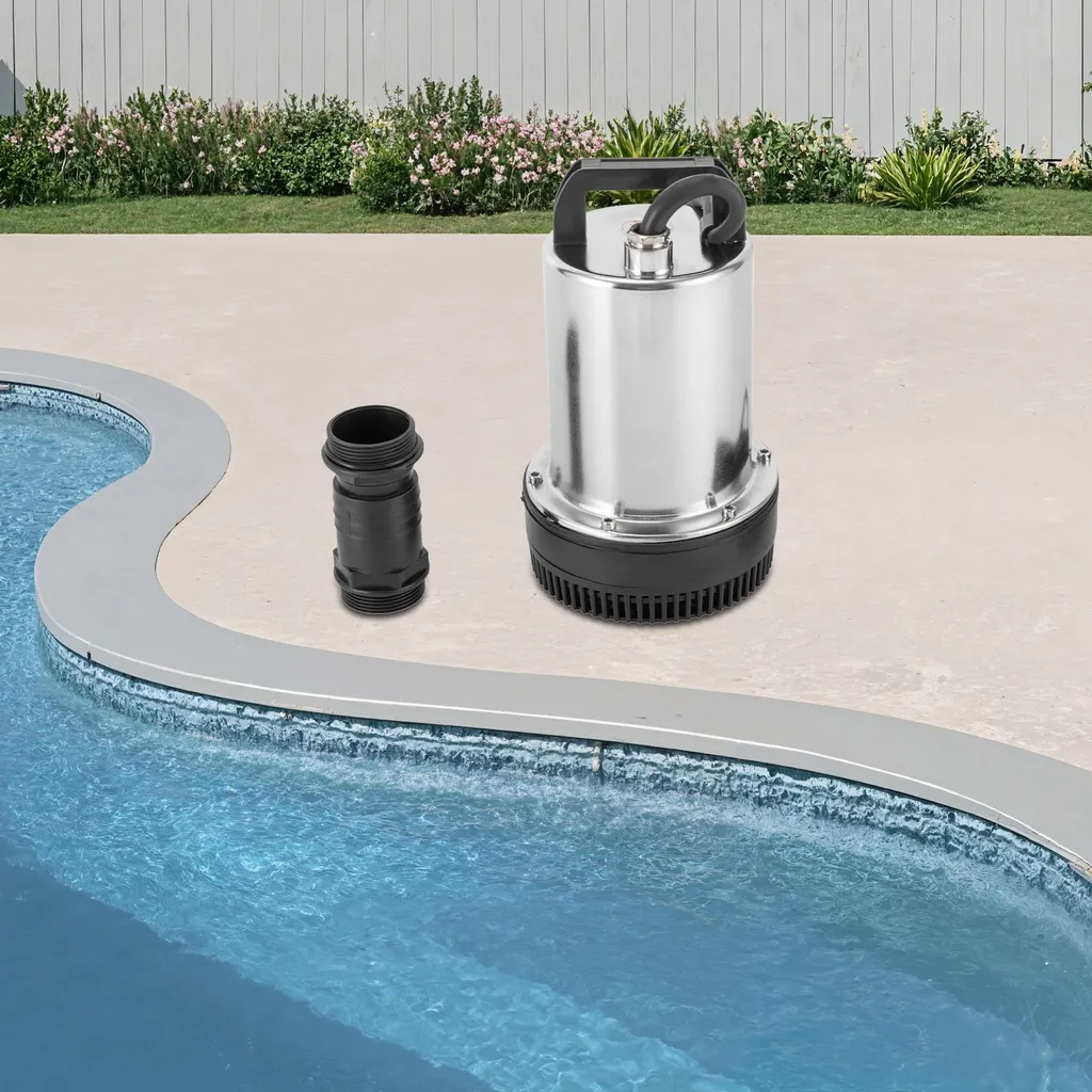 Pompe de cale submersible 12V extraction eau haut débit norme Europe