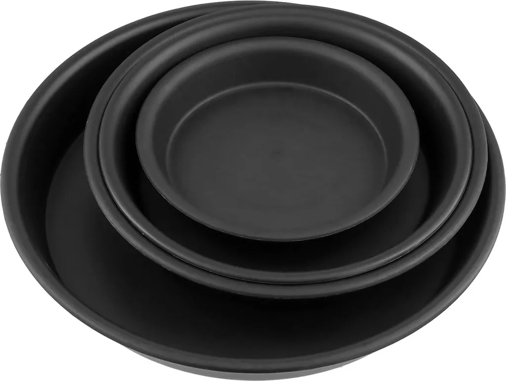 36 soucoupes robustes pour fleurs - Plastique durable - Usage mixte