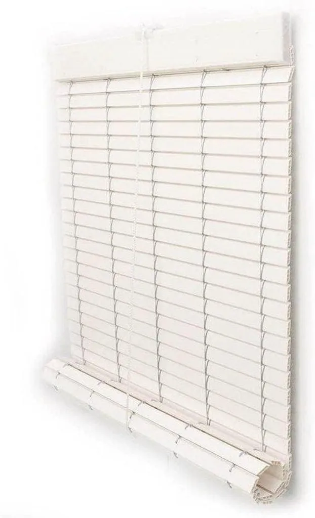 Store vénitien pour cuisine et salle de bain PVC blanc 120x180 cm