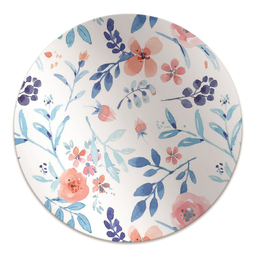 Rundmatte - Stuhlunterlage Bürostuhlunterlage - Rund Ø 100 cm - Bodenmatte - Fußmatte - Botanische Kunst