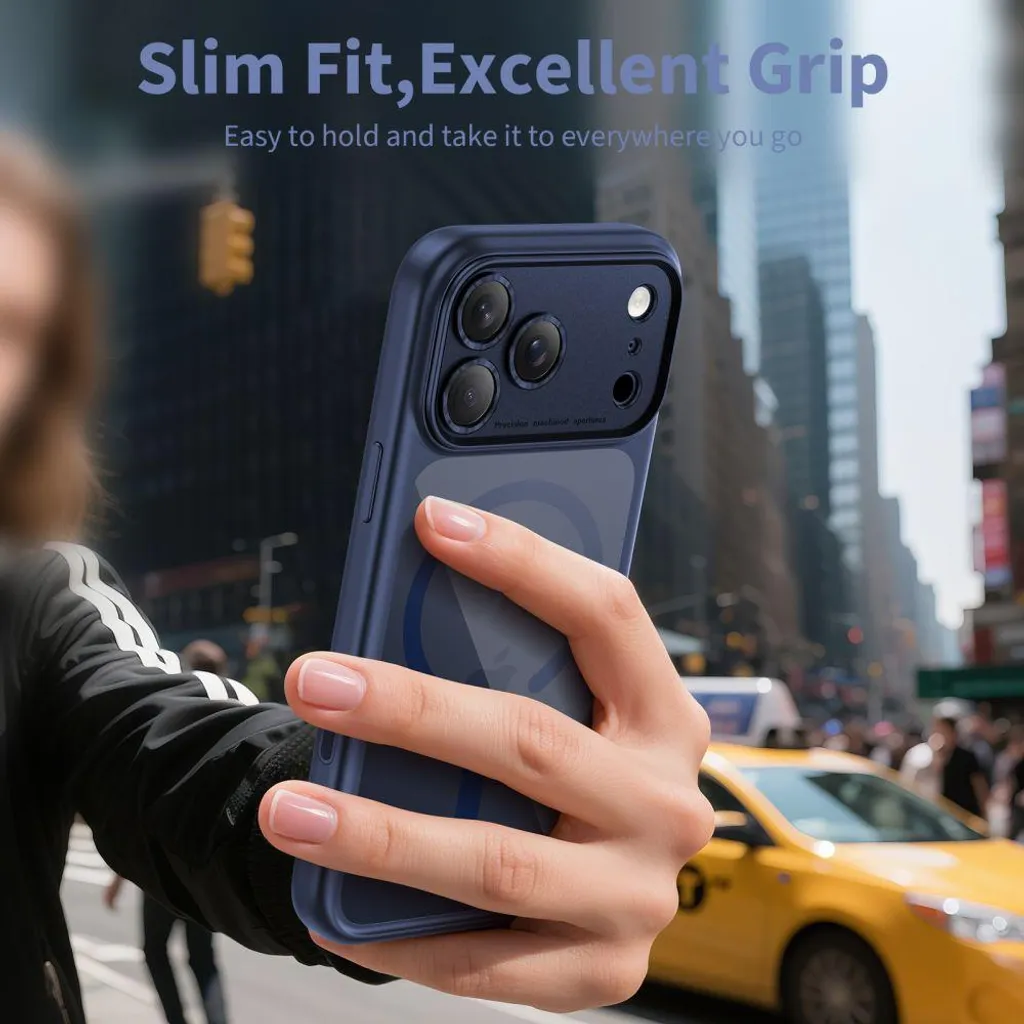 Custodia Elegante Tech-Protect Magpeak iPhone 17 Pro Max Blu - 4