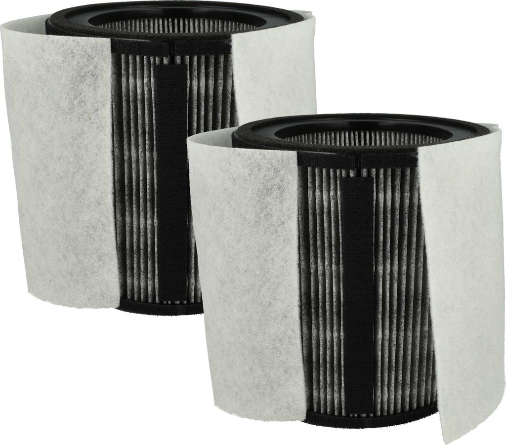 vhbw 2x H12 Filter kompatibel mit Leifheit / Soehnle Airfresh Clean Connect 500 Luftreiniger - Ersatz-Filter