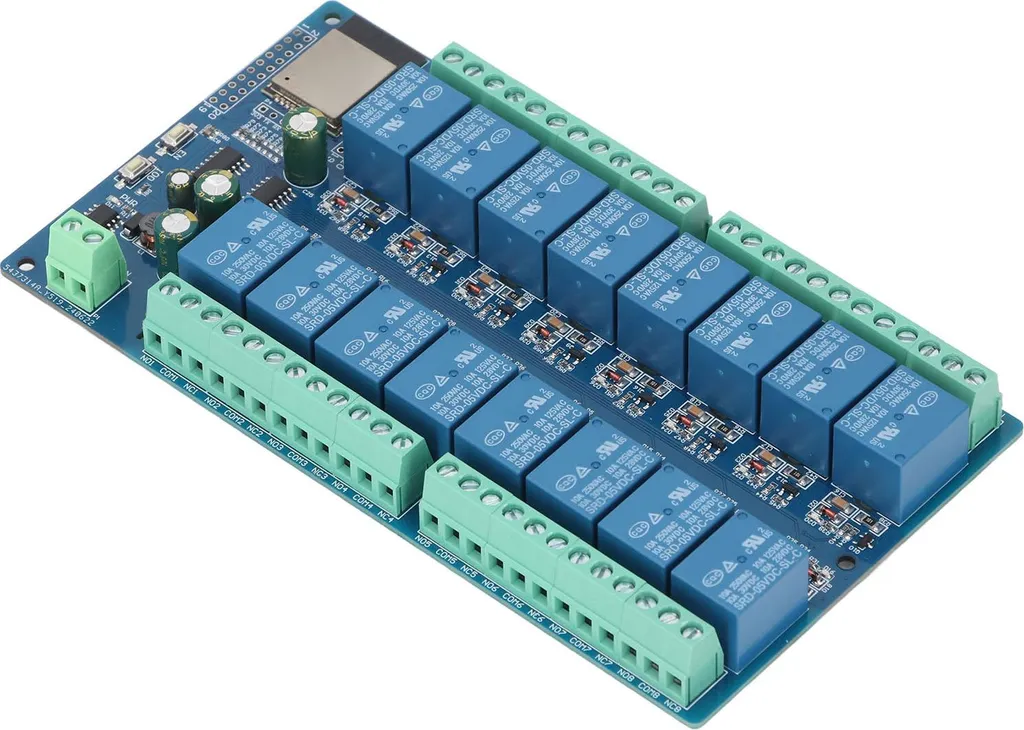 Module Relais ESP32 16 Canaux 12V Wi-Fi et Bluetooth pour Automatisation