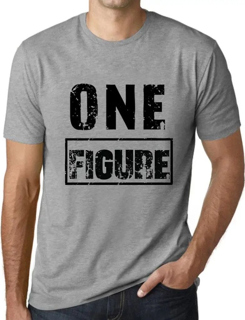 Herren Grafik T-Shirt Eine Figur – One Figure – Öko-Verantwortlich Vintage Jahrgang Kurzarm Lustige Druck Geburtstag Geschenk Mann