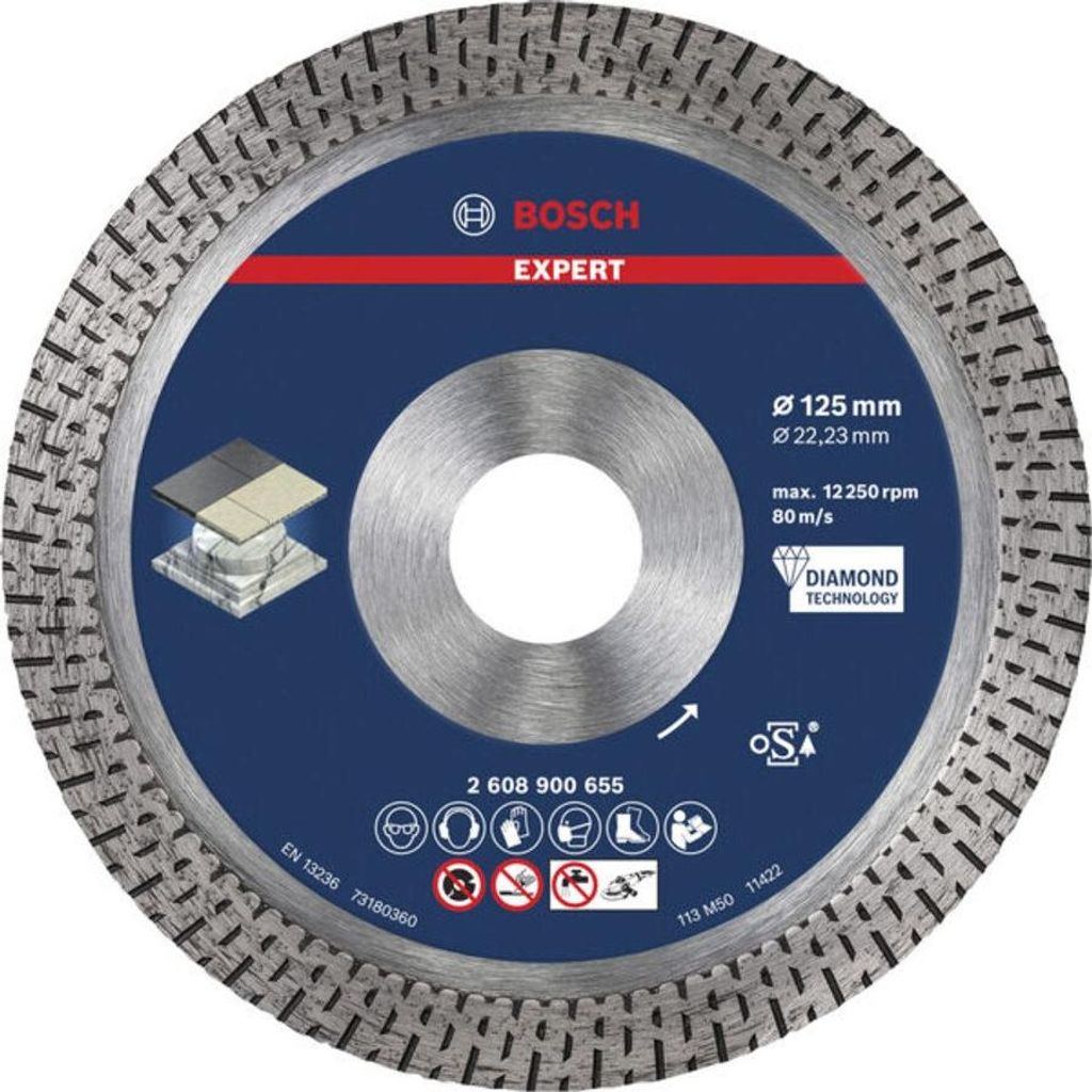 Disque à tronçonner diamanté EXPERT Hard Ceramic de Bosch Image du produit 