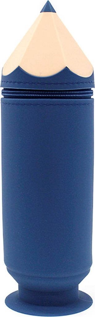 Federmäppchen, Stifthalter in Stiftform aus Silikon, praktischer Saugnapf-Design, Make-up-Pinselhalter für zu Hause