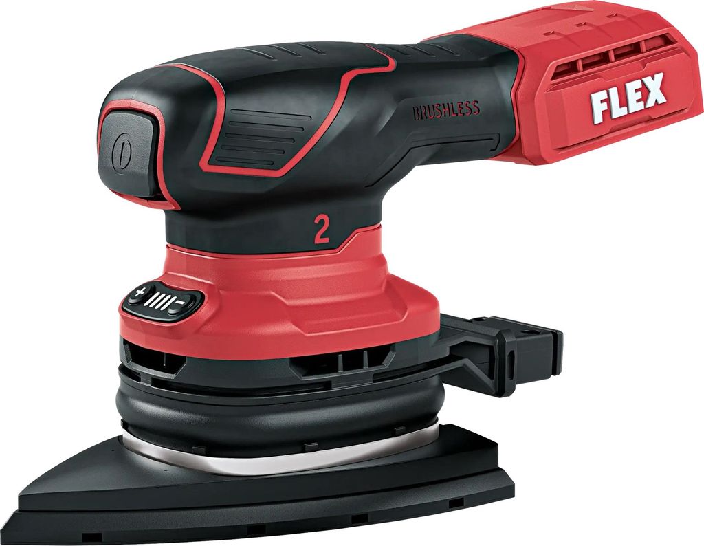 Flex Akku-Exzenterschleifer ODE 2-100 18-EC C Klett-Schleifplatte 10-Lochsystem 18V 532087