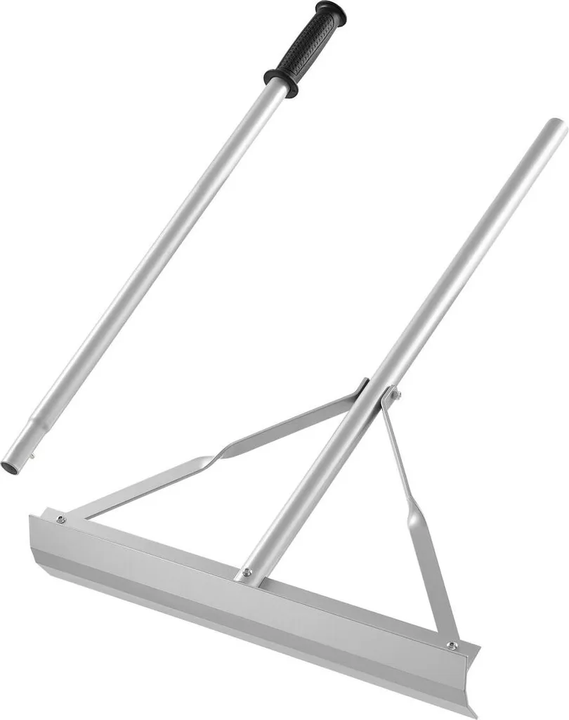 Grand râteau de nivellement professionnel en aluminium pour sol et pavage