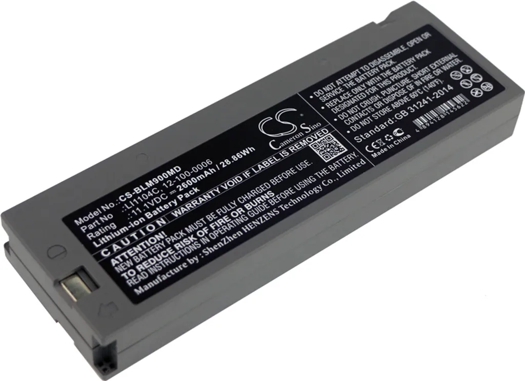 Batterie Moniteur Biolight pour Surveillance Patient Mobile M8000 M90