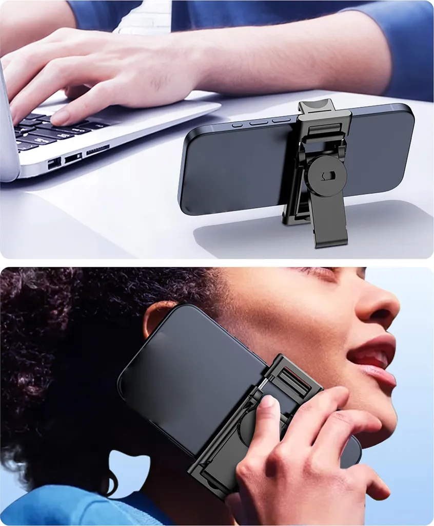 Trépied téléphone 180cm avec quadripode stable et télécommande Bluetooth - 5