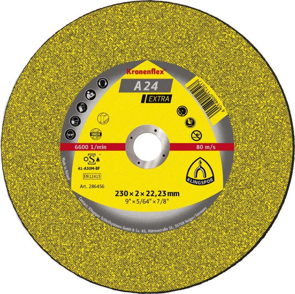 Disco Metallo 230x3 A24 Extra Klingspor - Il Miglior Rapporto Qualità Prezzo