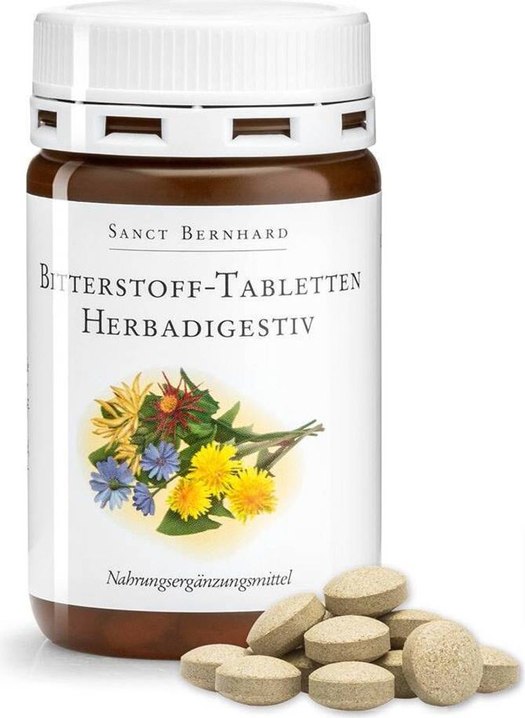 Sanct Bernhard Bitterstoff-Tabletten Herbadigestiv -150 Tabletten