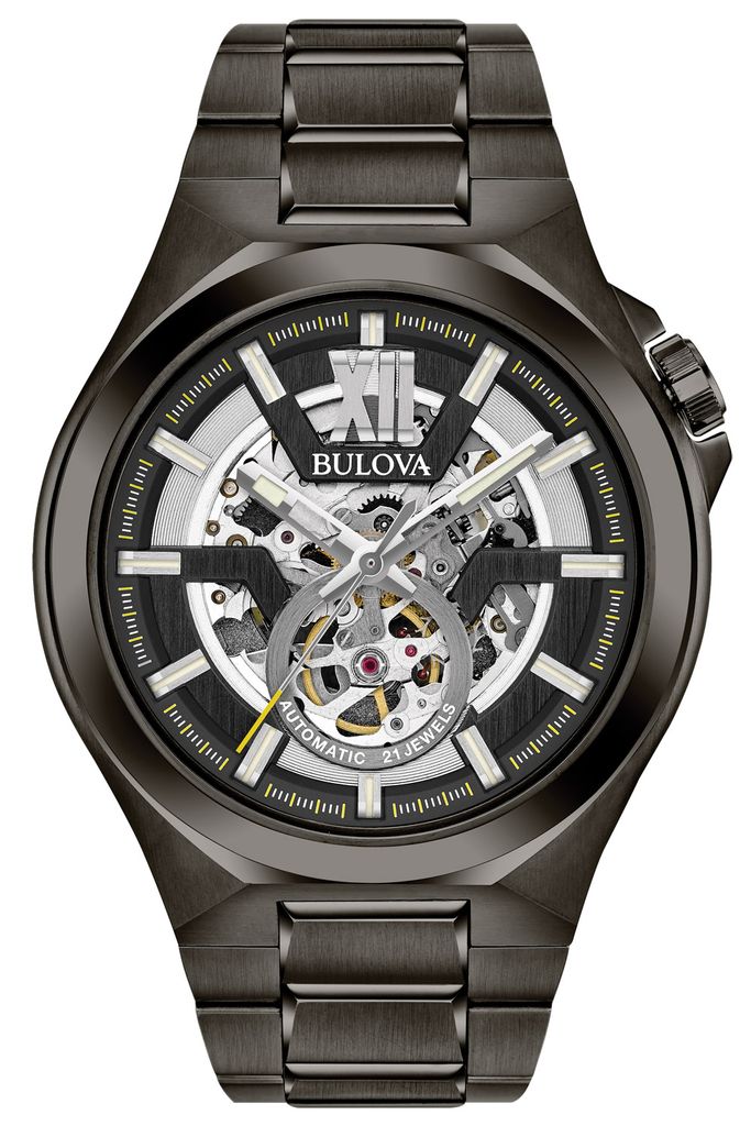 Herren-Skelettuhr Automatic Maquina - Bulova Modell: 98A179 Obrázek produktu 