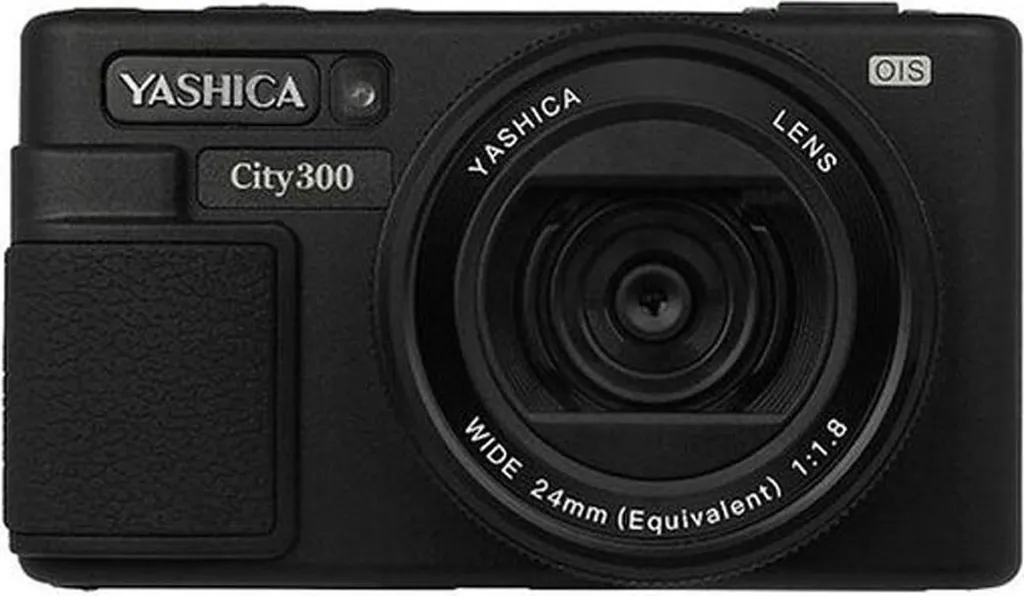 Yashica City 300 Noir avec Flash QuickFlash Mini Appareil Photo Argentique