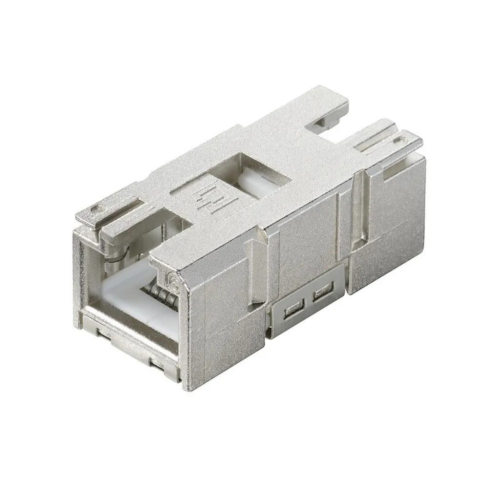 Connecteur RJ45 Femelle pour Rail DIN et Panneaux IE-BI-RJ45-C 8p