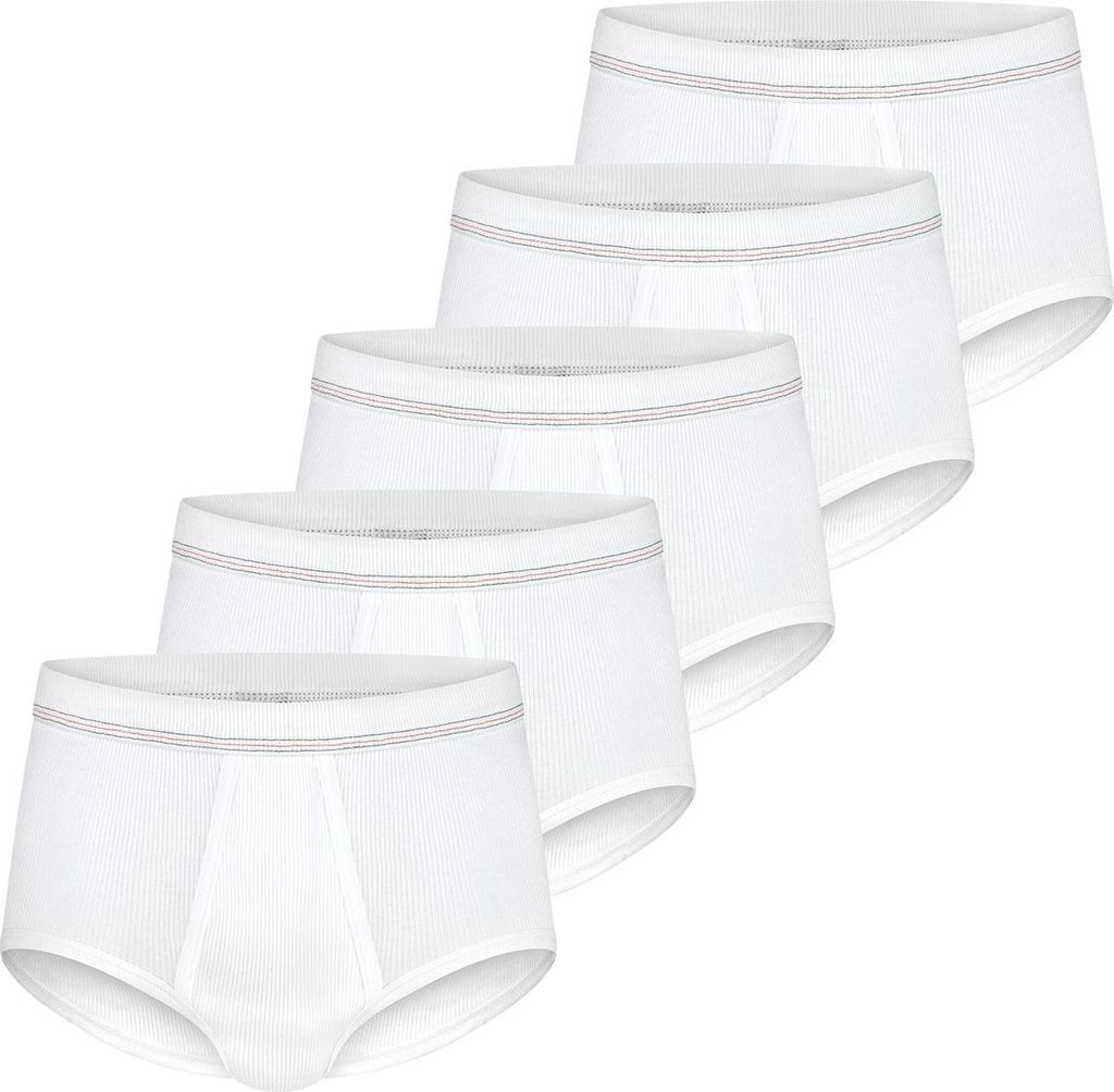 Conta 5er Pack Doppelripp Slip / Unterhose Formstabil, Pflegeleicht, Angehm auf der Haut