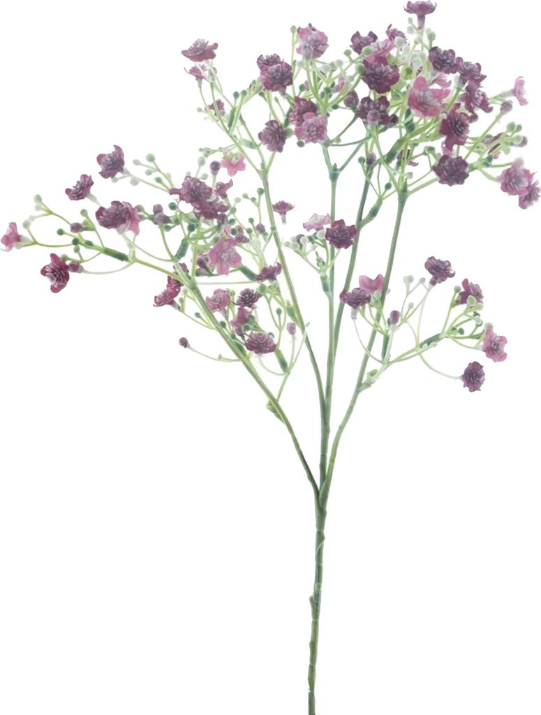 Bellatio Design Kunstliche Blume Gypsophila - 45 cm - lila - Gypsophila