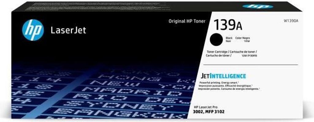 Toner Cartridge HP 139A, Schwarz, 1500 Seiten, HP Jet Intelligence, LaserJet Pro 3102/3002/3101