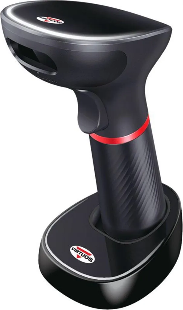 Scanner sans Fil Virtuos HW-855A pour Inventaire et Commerce Noir CCD