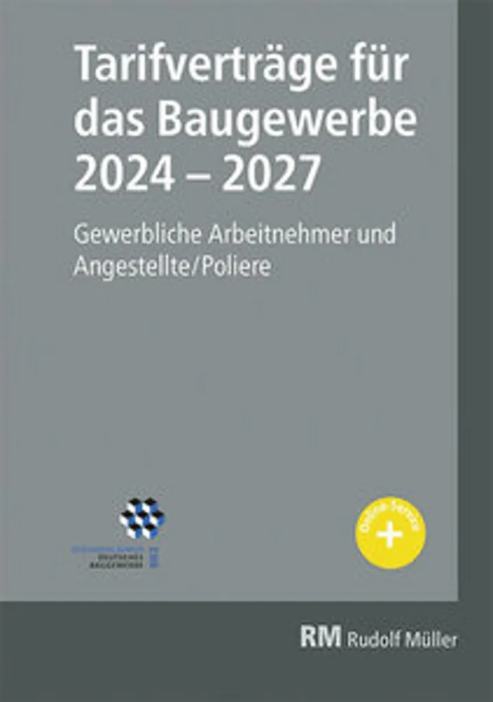 Tarifverträge Baugewerbe 2024-2027 avec Grilles de Salaires et Primes