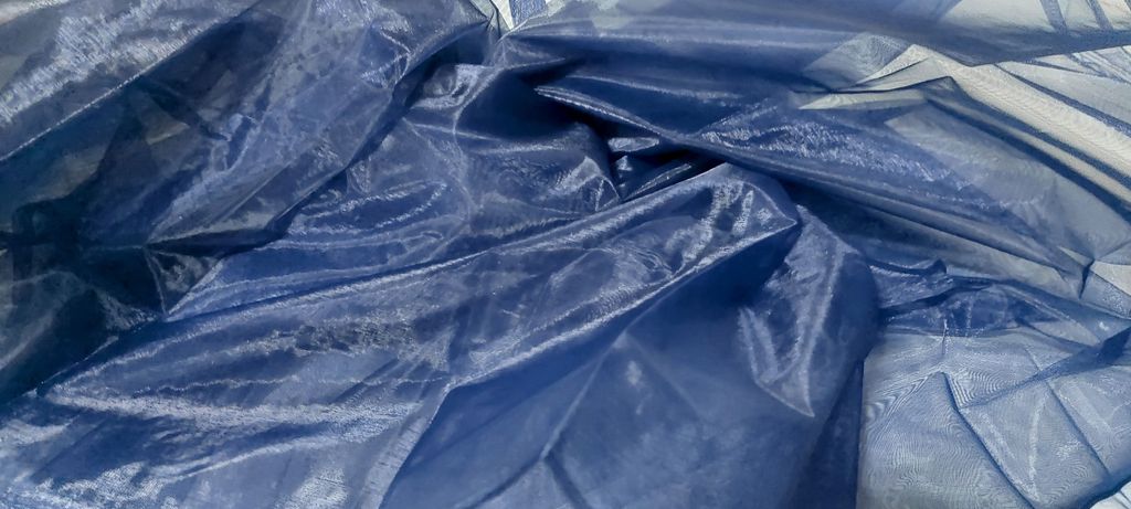 Chiffonstoff I 5 Meter I 150 cm breit I blau I Dekostoff - 2,15 € pro Meter