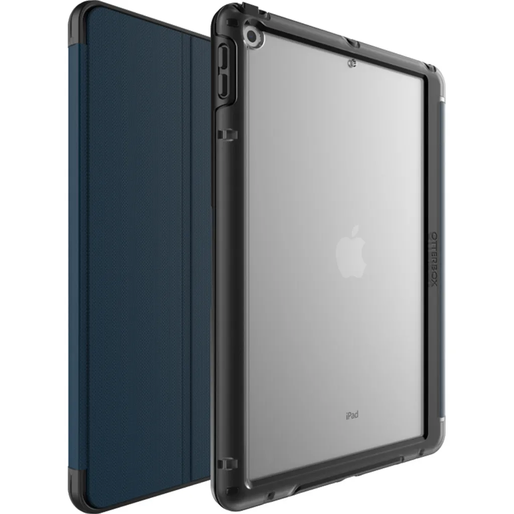 Protection iPad 10.2 Otterbox Symmetry Folio antichoc et pliable Bleu