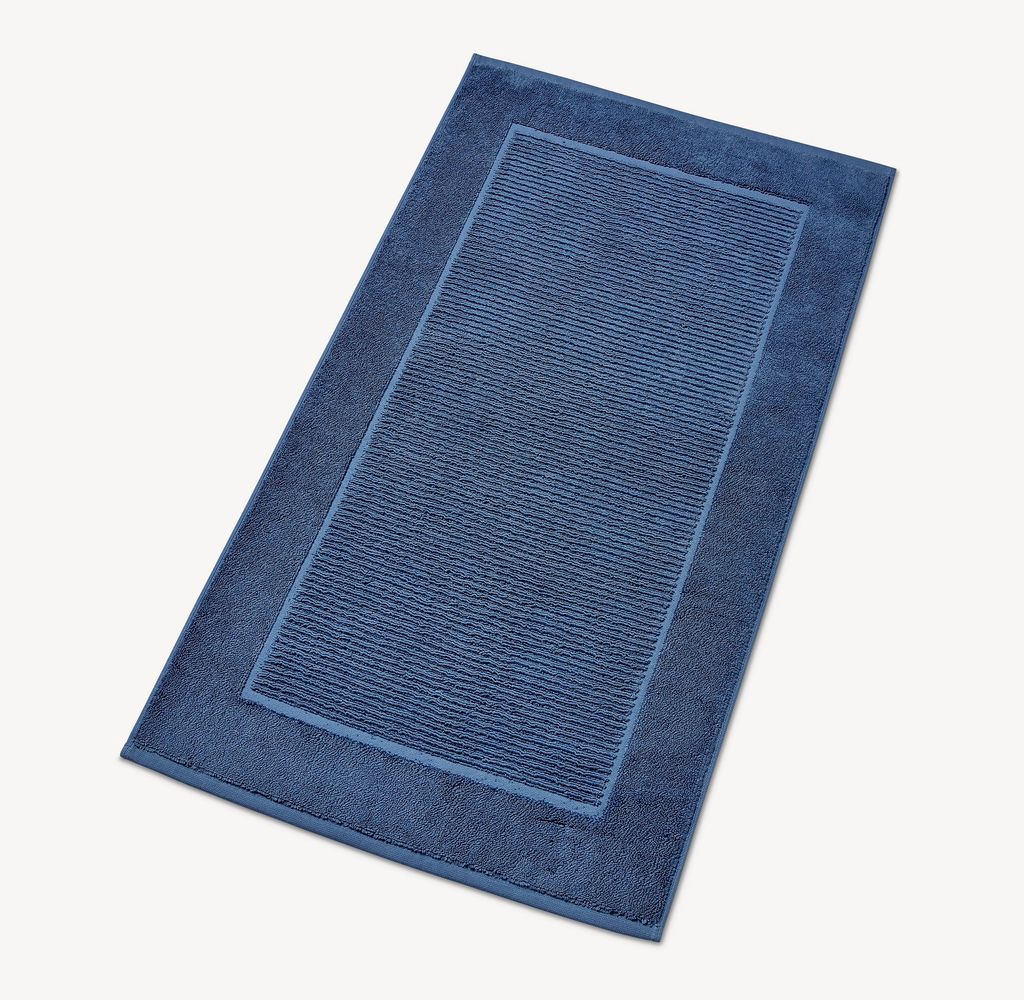 Christy SUPREME Badematten, 1.000 g/m², 50 x 90 cm, 2er Set, Farbe: deep sea