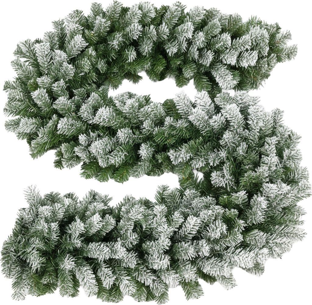 Ruhhy Weihnachtsgirlande beflockt 270 cm extradicht 29 cm, Produktbild 