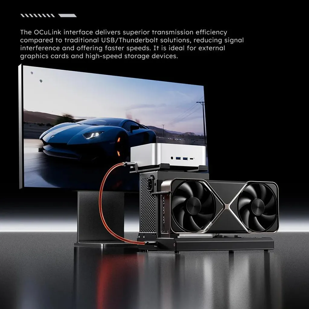 Boîtier GPU externe USB-C EG01 - Station d'accueil pour carte graphique