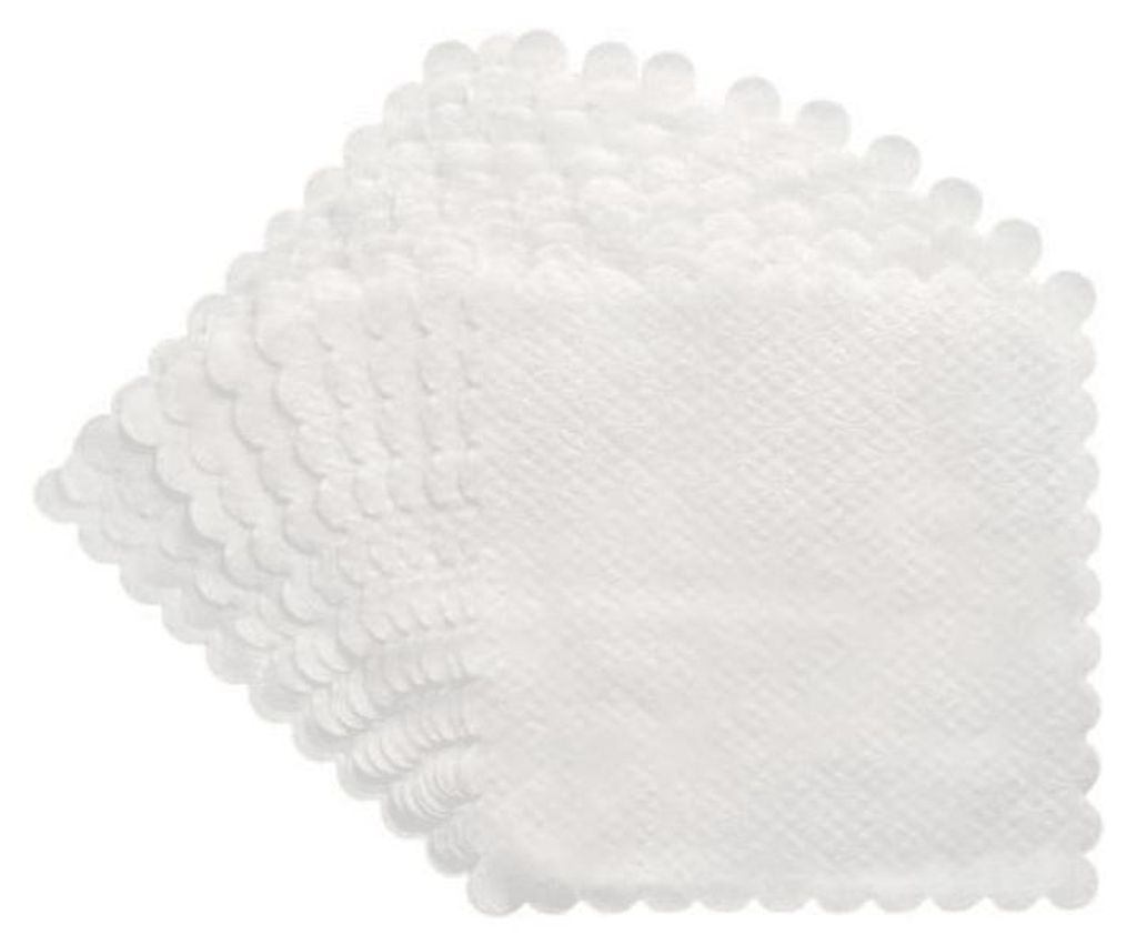 Papstar Dessertdeckchen 17 cm x 17 cm weiß, 10 x 2000 Stück Produktbild 