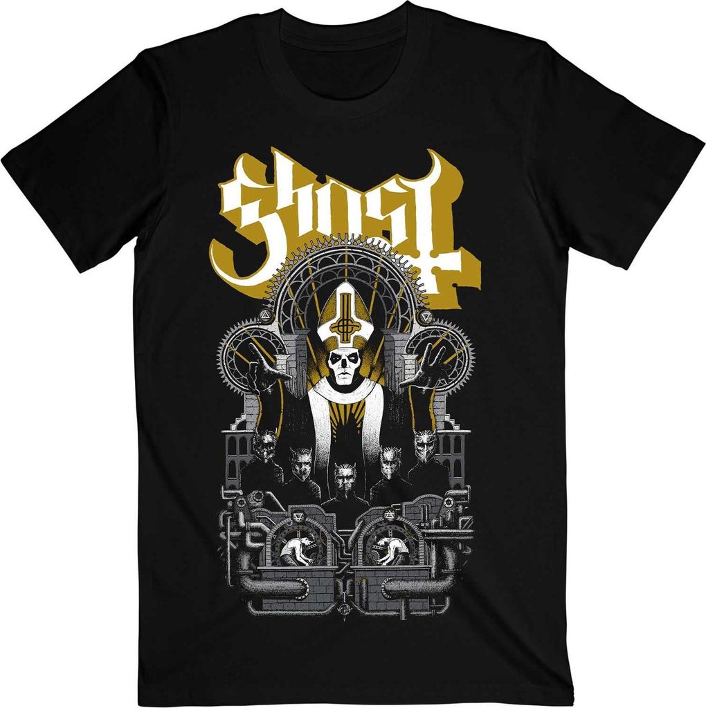 Ghost - "Wegner" T-Shirt für Herren/Damen Uni RO2220 (M) (Schwarz)