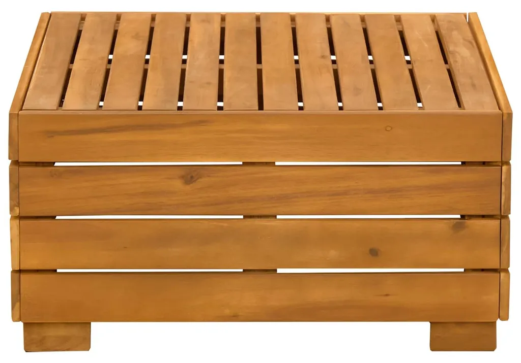 Table de jardin basse durable en bois contre les intempéries 60 cm