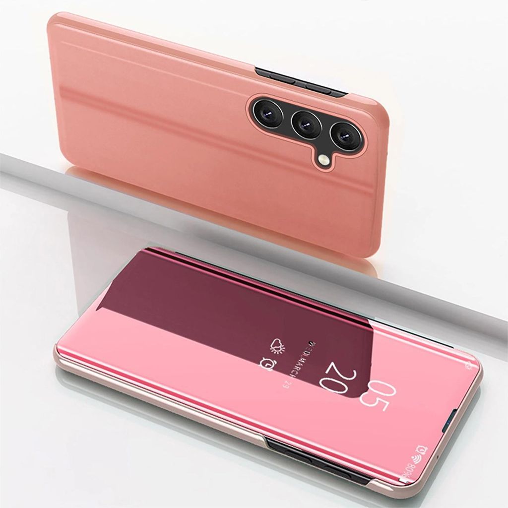 Clear View Case für Samsung Galaxy S24 FE - Rosa KP36805