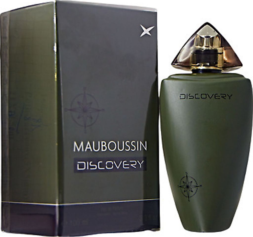A perfume bottle and its box are displayed against a white background.