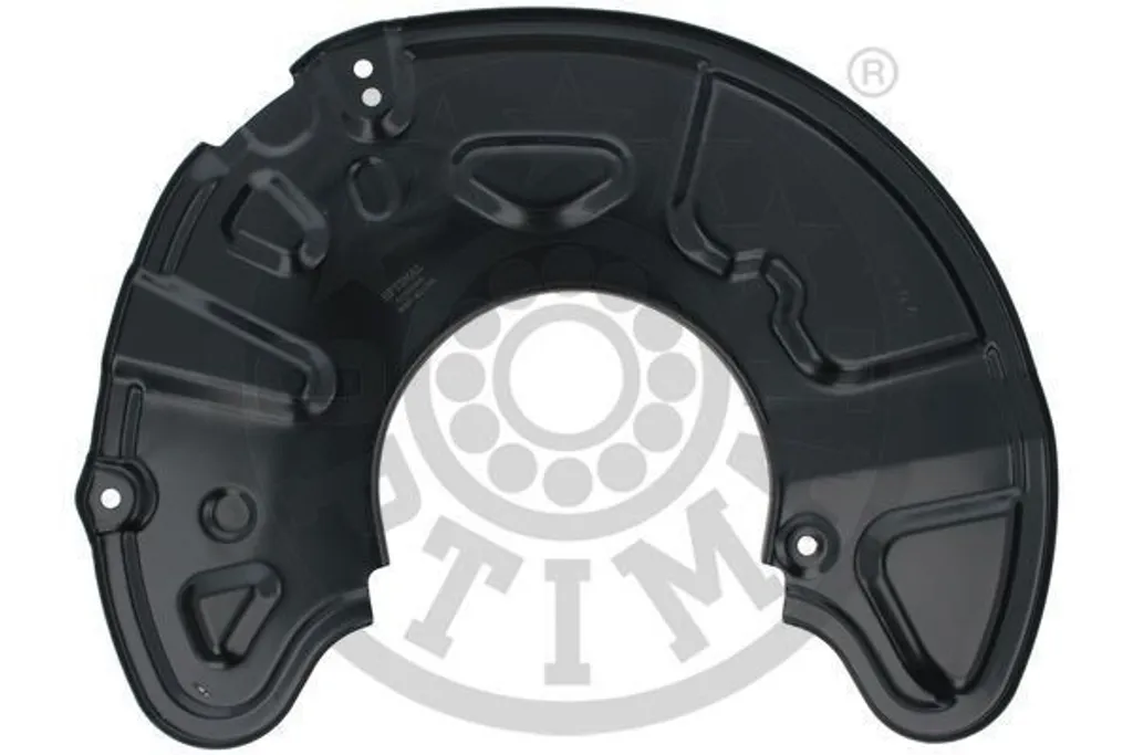 OPTIMAL Paraspruzzi per disco freno adatto a MERCEDES-BENZ Classe C berlina (W204) Anteriore destro BSP-4017R Piastra di ancoraggio