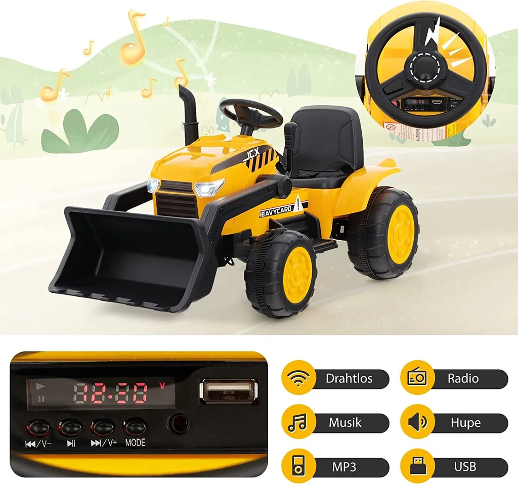 Pelle Excavatrice Électrique 12V : Sécurité et Démarrage Progressif