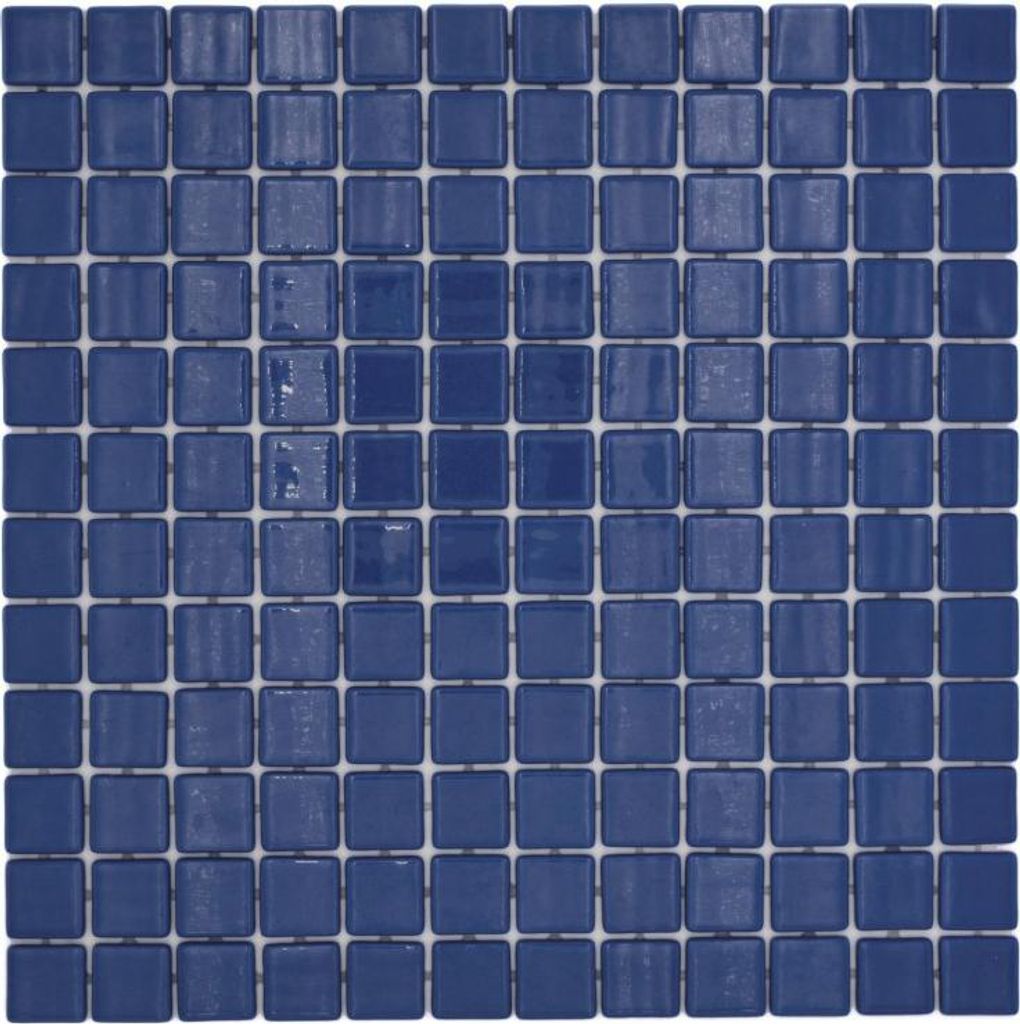 Mosaikfliese Poolmosaik Schwimmbadmosaik Blau Saphirblau Dusche Wand SPAIN - MOS220-25916U_f