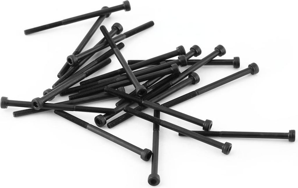 Jeu de vis à tête hexagonale noire M3 (M3*50mm, Image du produit 