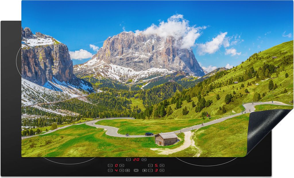 KitchenYeah© Herdabdeckplatte Dolomiten - Berge - Italien , Produktbild 