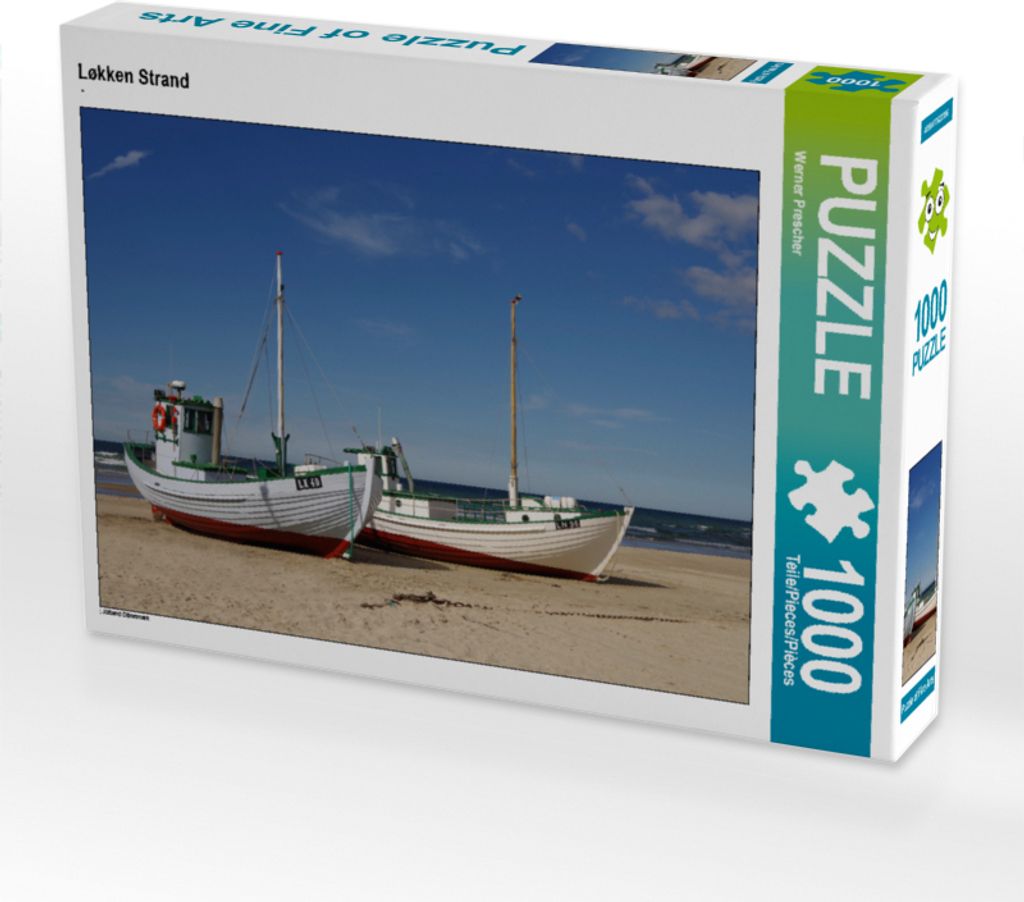 CALVENDO Puzzle Løkken Strand | 1000 Teile Lege-Größe Produktbild 