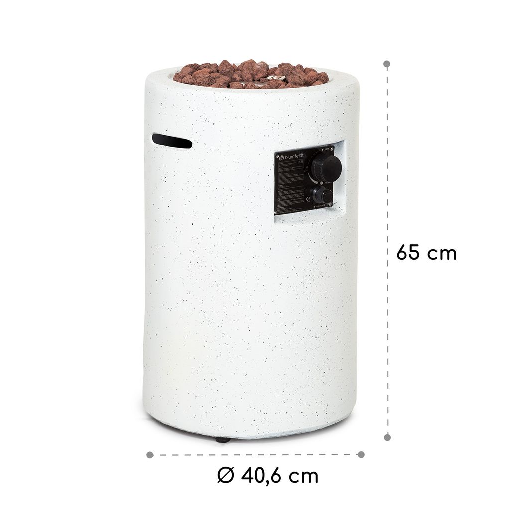 Blumfeldt Crete Gas-Feuerstelle, 13 kW Wärmeleistung, Produktbild 8