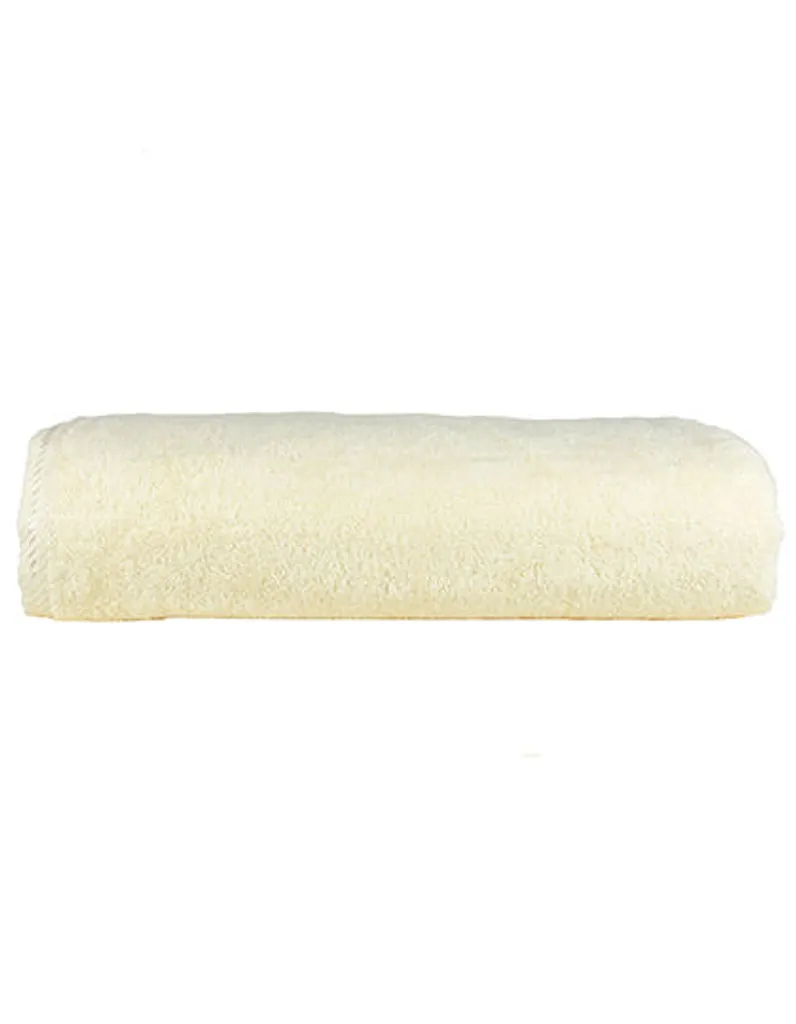 A&R 007.50 | Asciugamano da bagno / Oeko-Tex-Standard 100 / 100 x 210 cm - Colore: Avorio - Dimensioni: 100 x 210 cm - 2