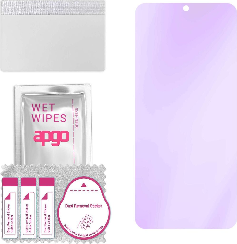 apgo Hybrid Schutzglas, kompatibel mit Cubot P80, Anti-Blue, 9H Härte, toller Ersatz für Hartglas, kratzfester Displayschutzglas, Displayschutz, ...