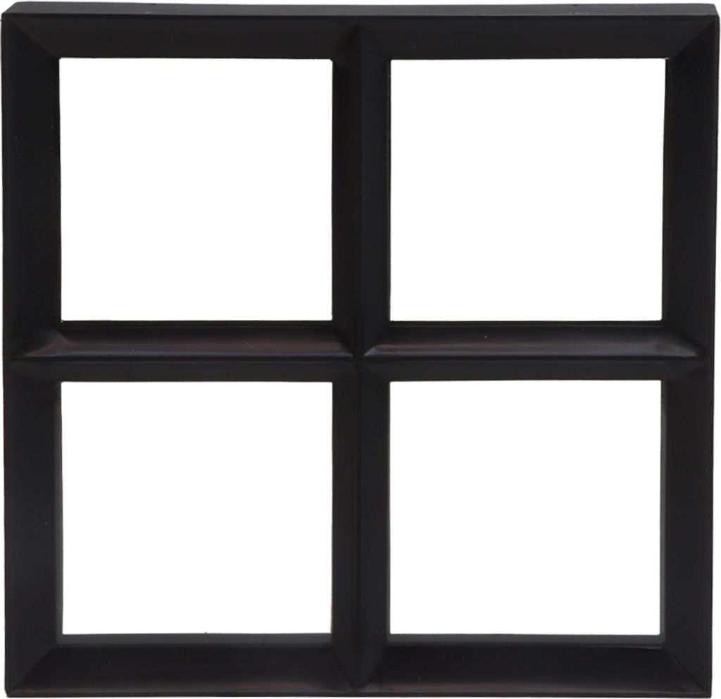 Stahlfenster Schwarz Quadratisch 400 x 400 mm
