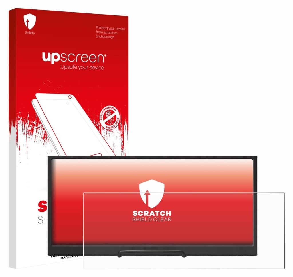upscreen Schutzfolie für Prechen HD-123 12,3" Displayschutz Displayschutzfolie Folie Klar Transparent