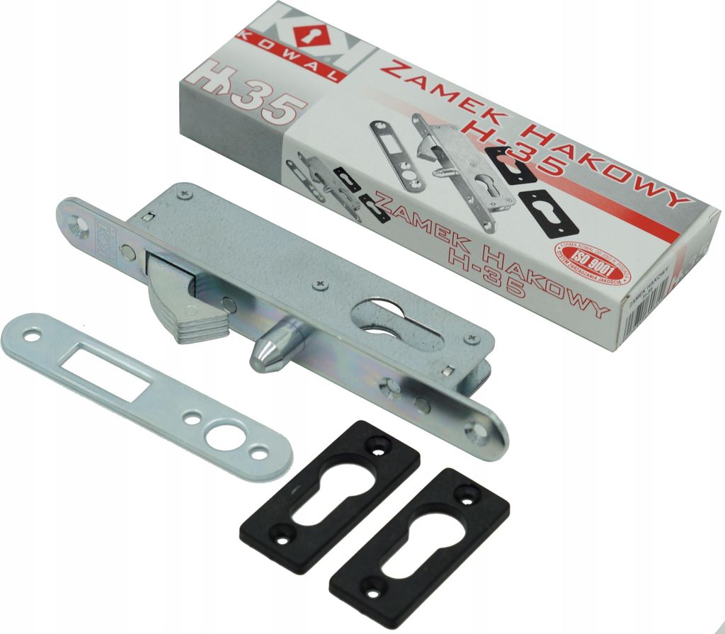 FEINZ | Einbauschloss H35 - 34 mm - für Türen und Tore - robust und einfach zu montieren