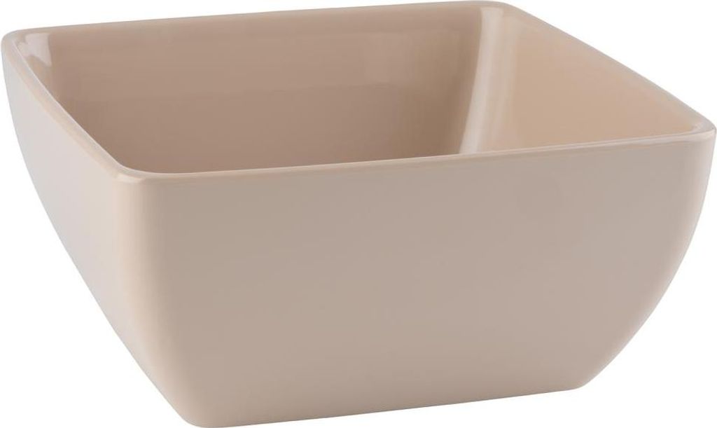 APS 85261 Schale PURE, Melamin, 25 x 25 cm, Höhe 12 cm, sand